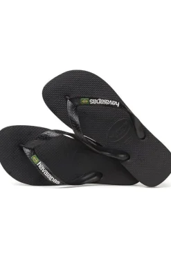 Discount Havaianas Brasil Logo black/white