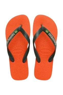 Outlet Havaianas Slipper Brasil Logo Sunset Orange