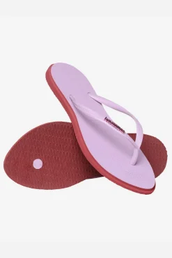 Discount Havaianas Slippers Slim Point light purple