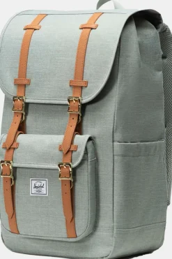 Clearance Herschel Supply Dagrugzak Little America Backpack 30L Iceberg Green Crosshatch