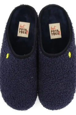 Clearance Hot Potatoes Pantoffels 73186 Navy