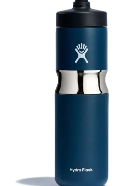 Clearance Hydro Flask 20 Oz Wide Mouth Insulated Sport Bottle Indigo