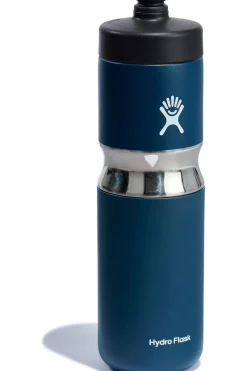 Clearance Hydro Flask 20 Oz Wide Mouth Insulated Sport Bottle Indigo