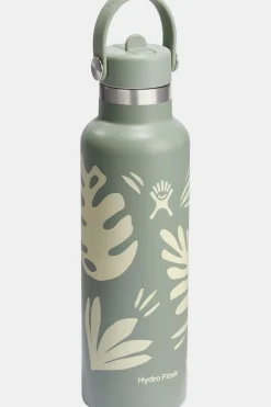 Best Hydro Flask Drinkfles 21 Oz Standard Flex Straw Cap Botanical Bliss Agave