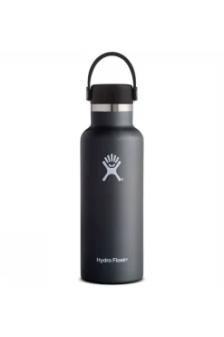Fashion Hydro Flask Isolatiefles 18oz/532ml Standard Mouth black