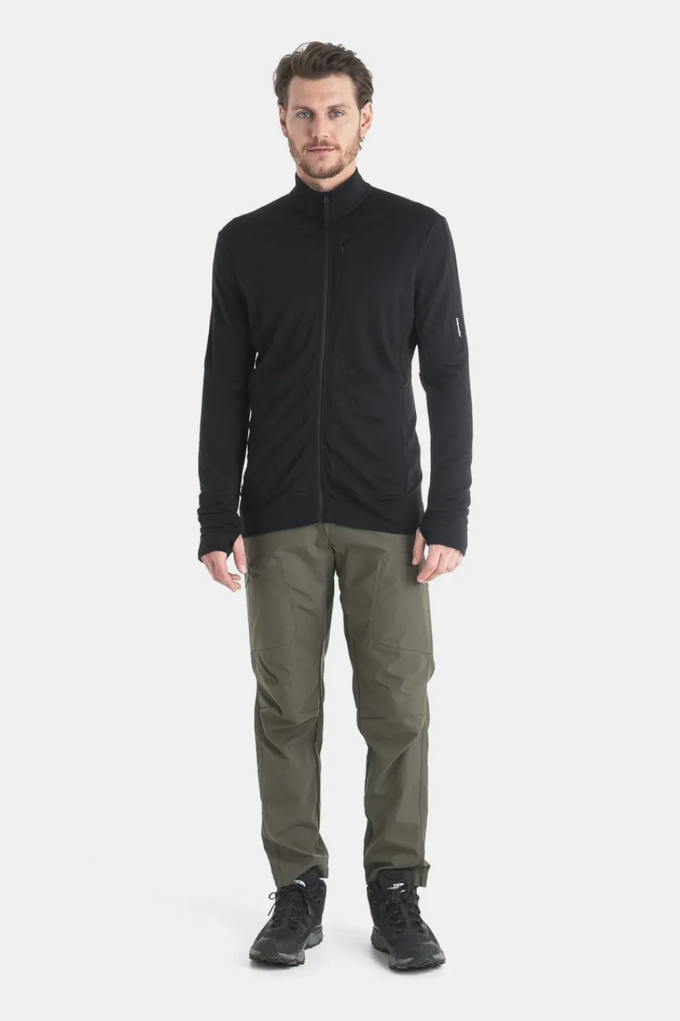 Best icebreaker Fleece M M 260 Quantum Iv Ls Zip Black