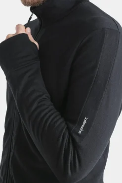 Best icebreaker Fleece M M 260 Quantum Iv Ls Zip Black