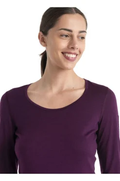 Clearance icebreaker Ondergoed 200 Ls Oasis Scoop Night Shade