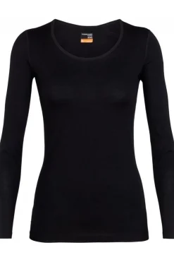 Fashion icebreaker Ondergoed 200 Oasis LS Scoop black
