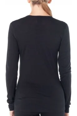 Fashion icebreaker Ondergoed 200 Oasis LS Scoop black