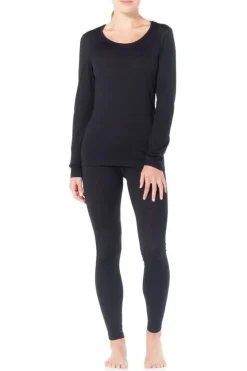 Fashion icebreaker Ondergoed 200 Oasis LS Scoop black