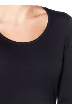 Fashion icebreaker Ondergoed 200 Oasis LS Scoop black