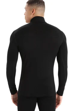 Outlet icebreaker Ondergoed 260 Tech Ls Half Zip Black