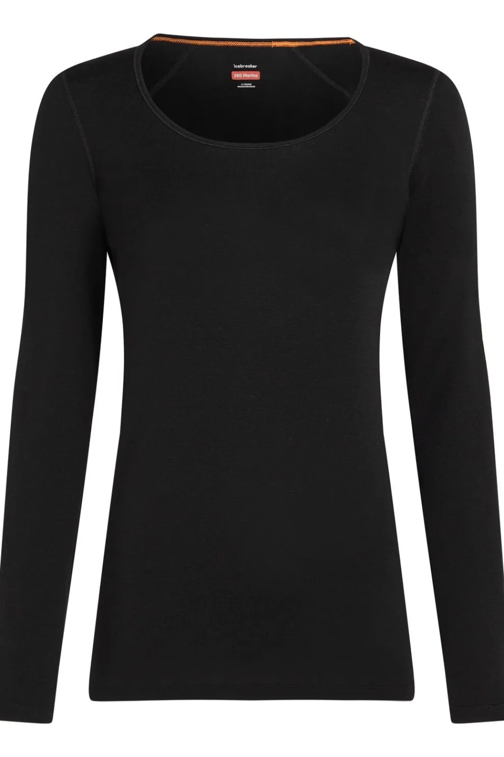 Clearance icebreaker Ondergoed 260 Tech Ls Scoop Black