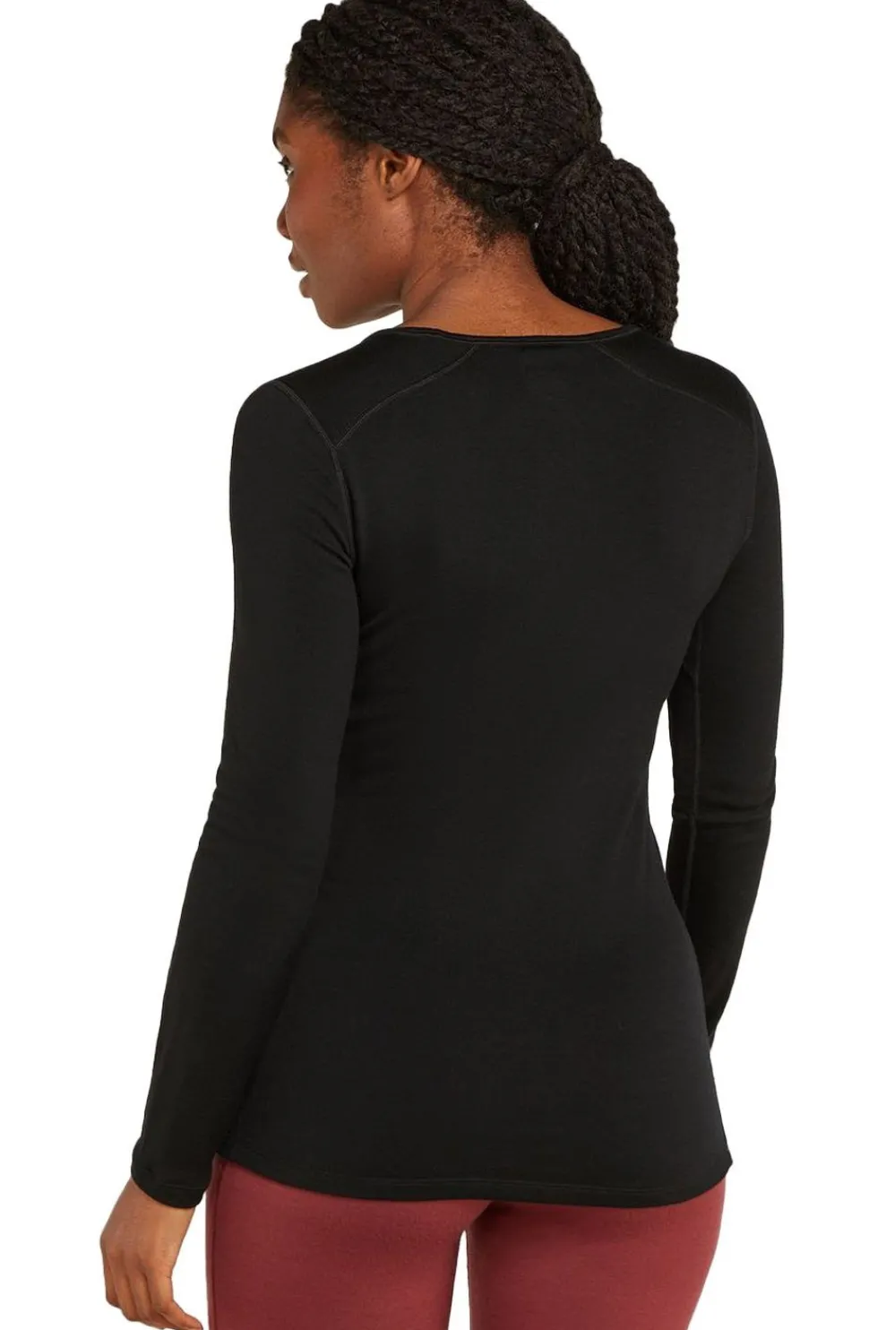 Clearance icebreaker Ondergoed 260 Tech Ls Scoop Black