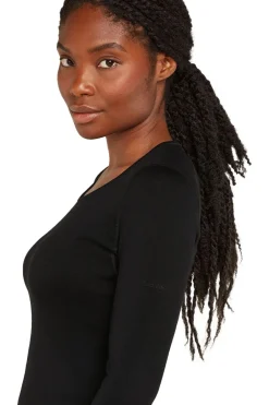 Clearance icebreaker Ondergoed 260 Tech Ls Scoop Black