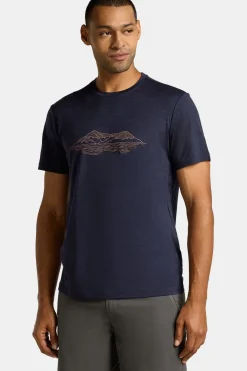 Outlet icebreaker T-Shirt M Mer 150 Tech Lite Ss T Pukaki Ref Midnight Navy