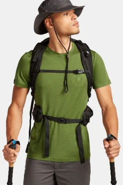 Outlet icebreaker T-Shirt M Mer 150 Tech Lite Ss Tee Hike Naturall Sphagnum