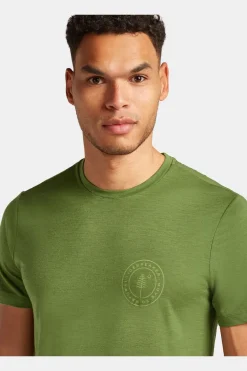 Outlet icebreaker T-Shirt M Mer 150 Tech Lite Ss Tee Hike Naturall Sphagnum