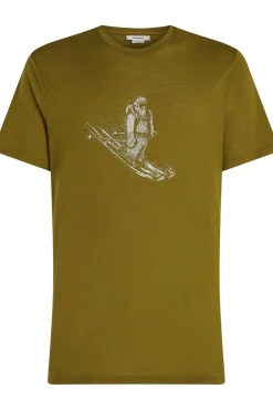 Clearance icebreaker T-Shirt M Mer 150 Tech Lite Ss T Skiing Yeti Algae