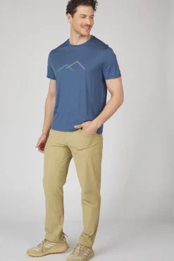 T-shirt  Men's Merino 150 Tech Lite III Ss Tee Peak Glow-icebreaker Fashion