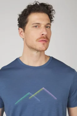 T-shirt  Men's Merino 150 Tech Lite III Ss Tee Peak Glow-icebreaker Fashion