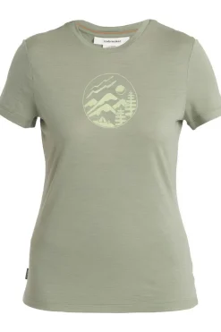 T-Shirt Tech Lite III Ss Camping Circle-icebreaker Discount