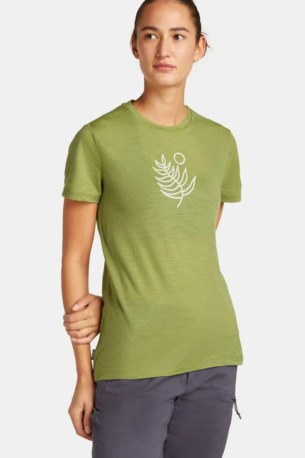 T-Shirt W Mer 150 Tech Lite Ss Tee Fresh Fern-icebreaker Best