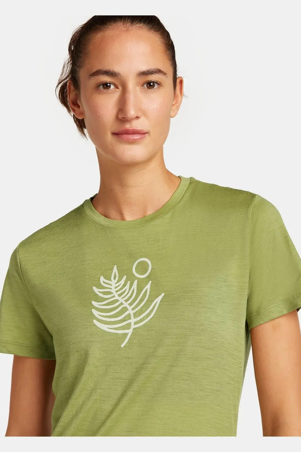 T-Shirt W Mer 150 Tech Lite Ss Tee Fresh Fern-icebreaker Best
