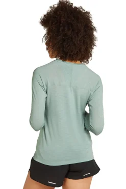 Sale icebreaker T-Shirt Women 150 Merinofine Ace Ls Tee Moss