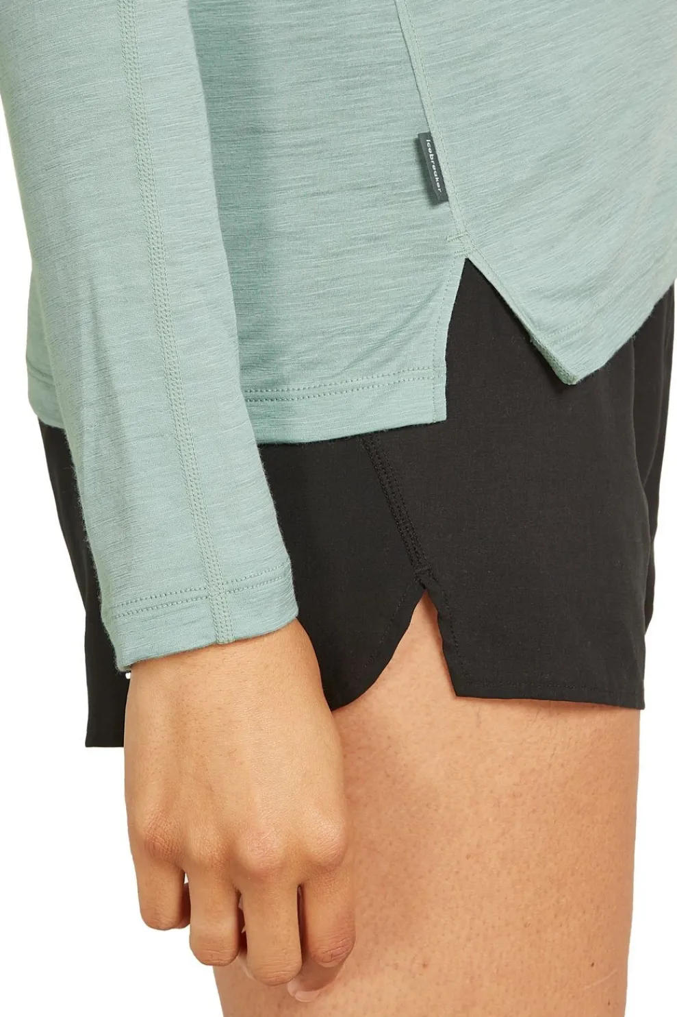 Sale icebreaker T-Shirt Women 150 Merinofine Ace Ls Tee Moss