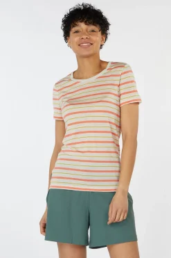 W Wave Ss Tee Stripe-icebreaker Online