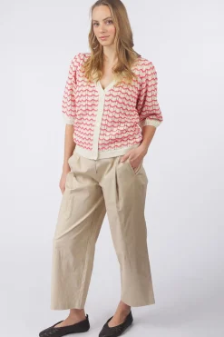 Fashion Ichi Broek Unica Geranium