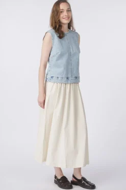 Fashion Ichi Rok Wallis Light Blue Washed