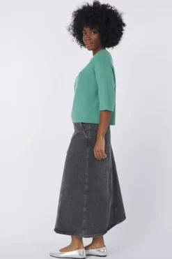 Online Ichi Trui Boston Grey Denim