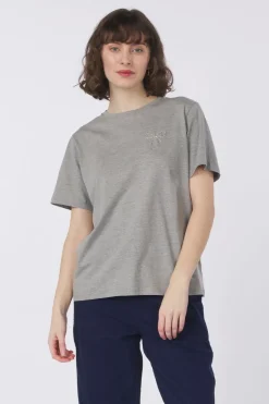 Outlet Ichi T-Shirt Nynna2 Medieval Blue