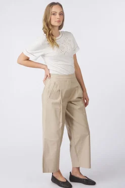 New Ichi T-Shirt Olya3 Oxford Tan