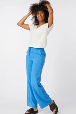 Outlet Ichi T-Shirt Palmoni Ss Cloud Dancer