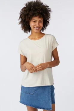 Clearance Ichi T-Shirt Rebel6 Tapioca