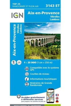 Sale IGN Aix-en-Provence / Vitrolles / Lambesc gps 2017