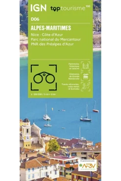 Outlet IGN Boek Alpes-Maritimes - Nice Cöte D'Azur Pnr Mercantour 2024
