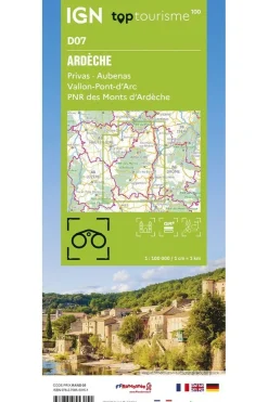 Boek Ardèche - Privas Aubenas Vallon-Pont-D'Arc-IGN Discount