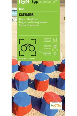 Boek Calvados - Caen Honfleur Plages Débarquement Suisse Norm.-IGN Hot