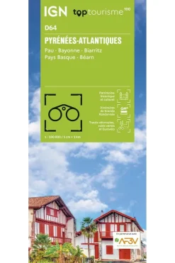 Boek Pyrénées-Atlantiques - Pau Bayonne Biarritz Pays Basque-IGN Discount