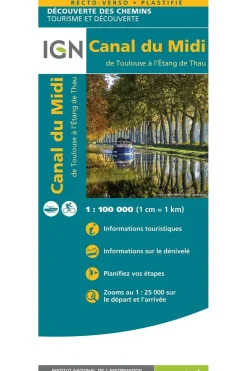 Sale IGN Canal du Midi - de Toulouse à l'Etang de Thau 2022