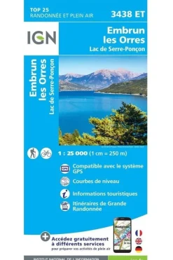 Embrun / Les Orres / Lac de Serre-Ponçon gps-IGN Best