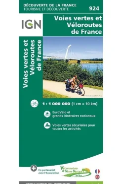 New IGN Frankrijk Voies Vertes & véloroutes 2020