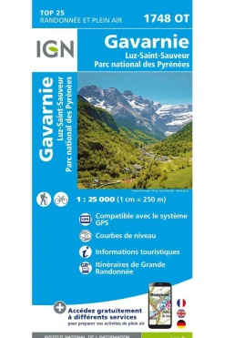 Online IGN Gavarnie / Luz-St-Sauveur / PNR des Pyrénées gps 2022