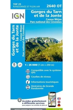 Gorges du Tarn et de la Jonte / Causse Méjan PNR gps-IGN Online