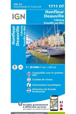 Honfleur / Deauville / Cabourg / Trouville-sur-Mer gps-IGN New